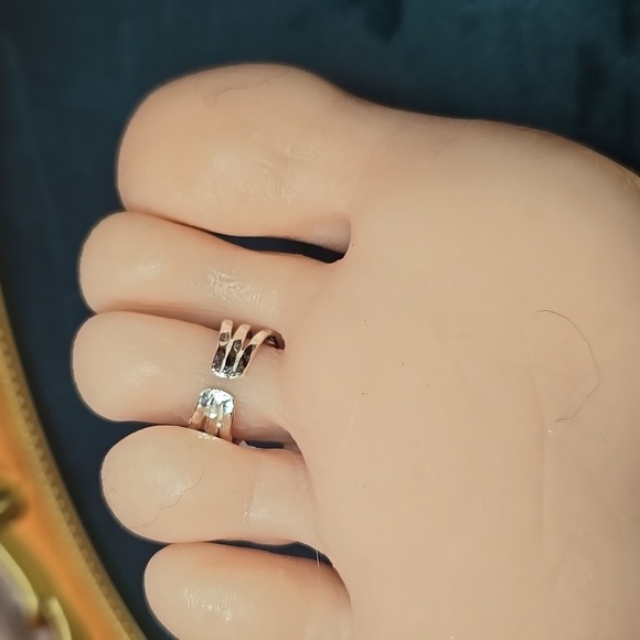 Sterling Silver Toe Ring Adjustable Size Brand New - Picture 5 of 5